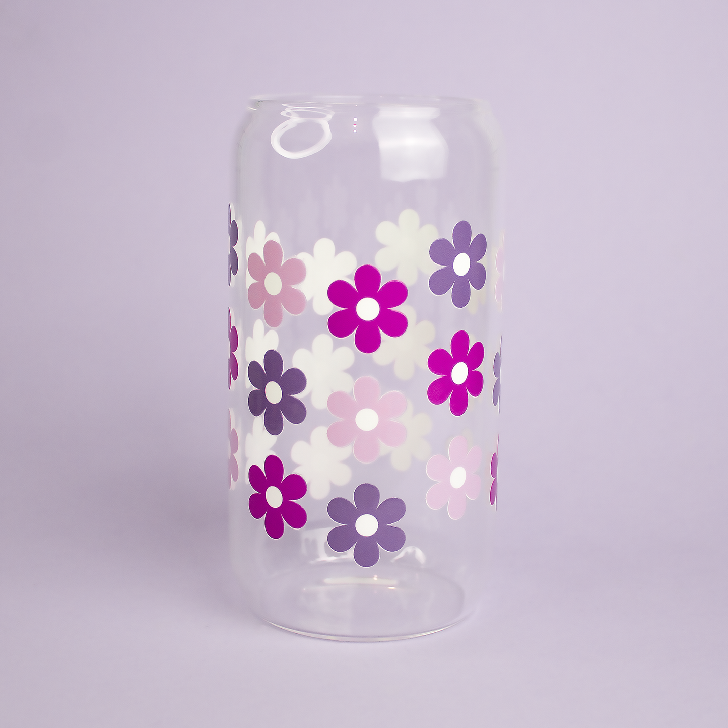 Gobelet canette en verre VIOLETTE