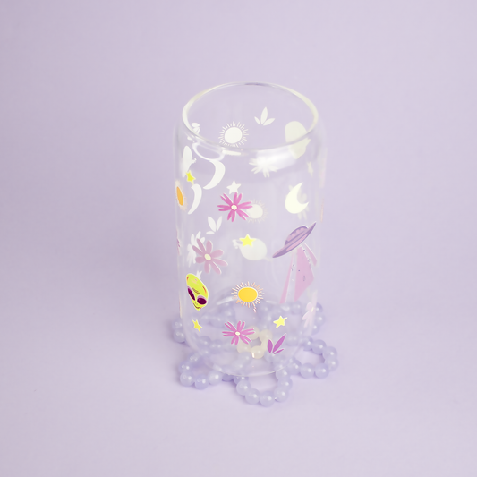 Dessous de verre Marguerite Lilas