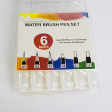 Charger l'image dans la galerie, 6 pinceaux à réservoir d'eau aquarelle luginae
