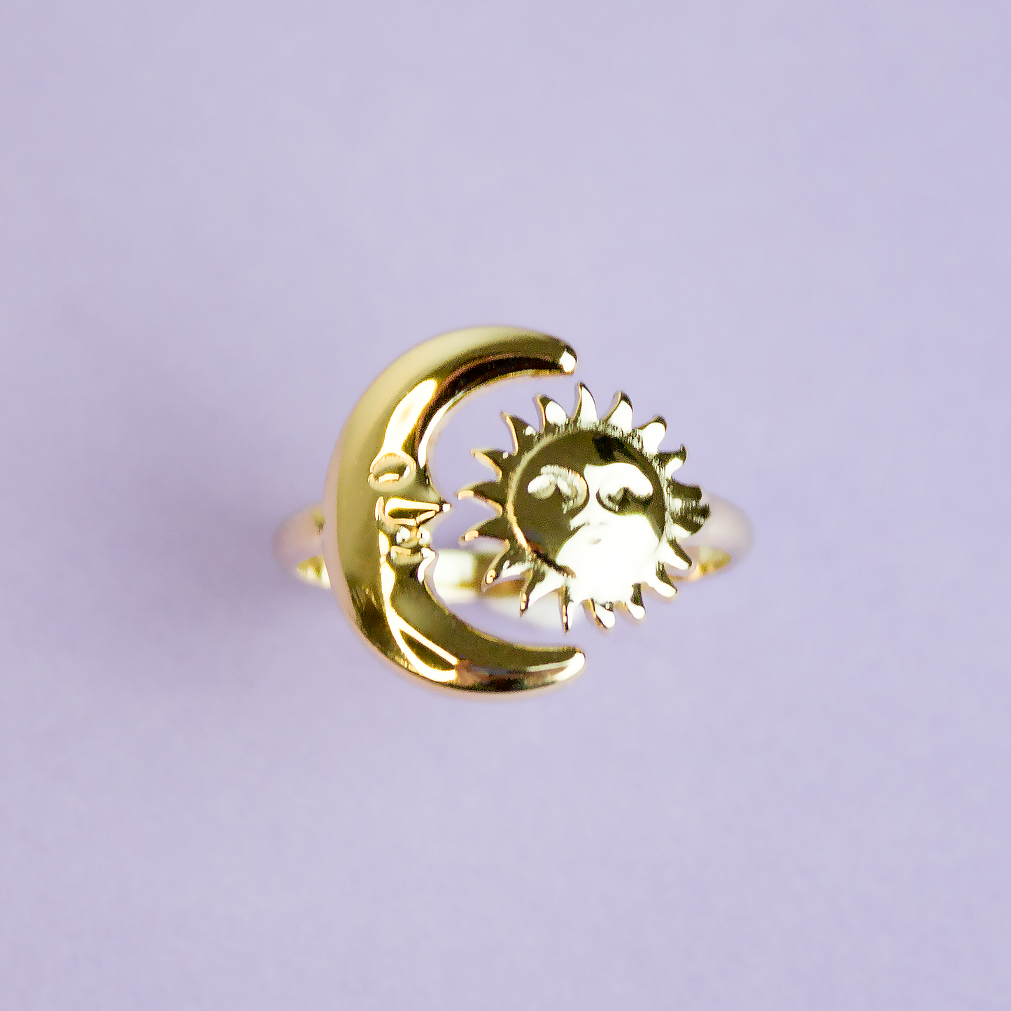 Bague Moon and Sun