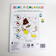 Charger l'image dans la galerie, Bloc à colorier La Ferme luginae
