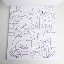 Charger l'image dans la galerie, Bloc à colorier les dinosaures luginae
