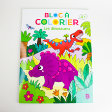 Charger l'image dans la galerie, Bloc à colorier les dinosaures luginae
