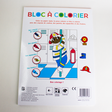 Charger l'image dans la galerie, Bloc à colorier Les Pompiers luginae

