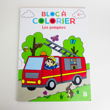 Charger l'image dans la galerie, Bloc à colorier Les Pompiers luginae
