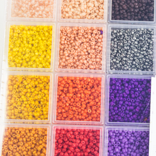 Charger l'image dans la galerie, Boîte de 3600 perles 24 couleurs 2 mm luginae
