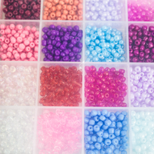 Charger l'image dans la galerie, Boîte de perles 24 couleurs  4 mm luginae
