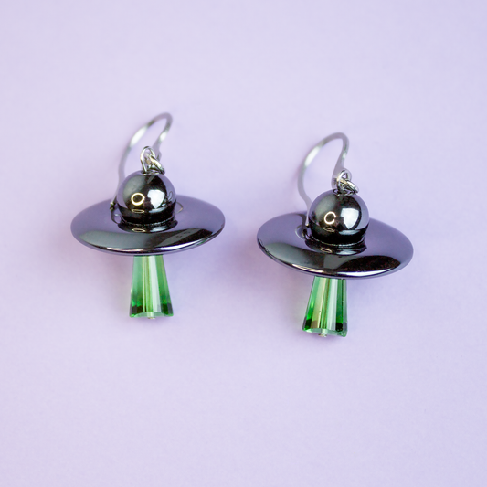 Boucles d'oreilles OVNI