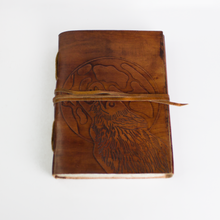 Charger l'image dans la galerie, Carnet cuir véritable Loup luginae
