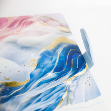Charger l'image dans la galerie, Carnet de note A5 magnétique Pink Mountains luginae
