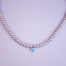 Charger l&#39;image dans la galerie, Collier ras de cou ALIEN violet métallisé
