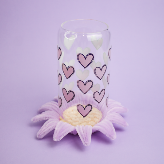 Dessous de verre Passiflore lilas