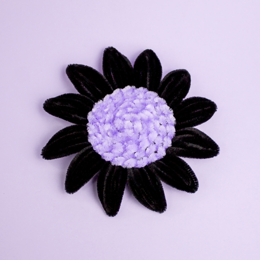 Dessous de verre Passiflore noir