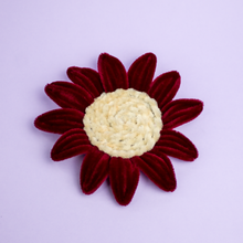 Charger l&#39;image dans la galerie, Dessous de verre Passiflore bordeaux
