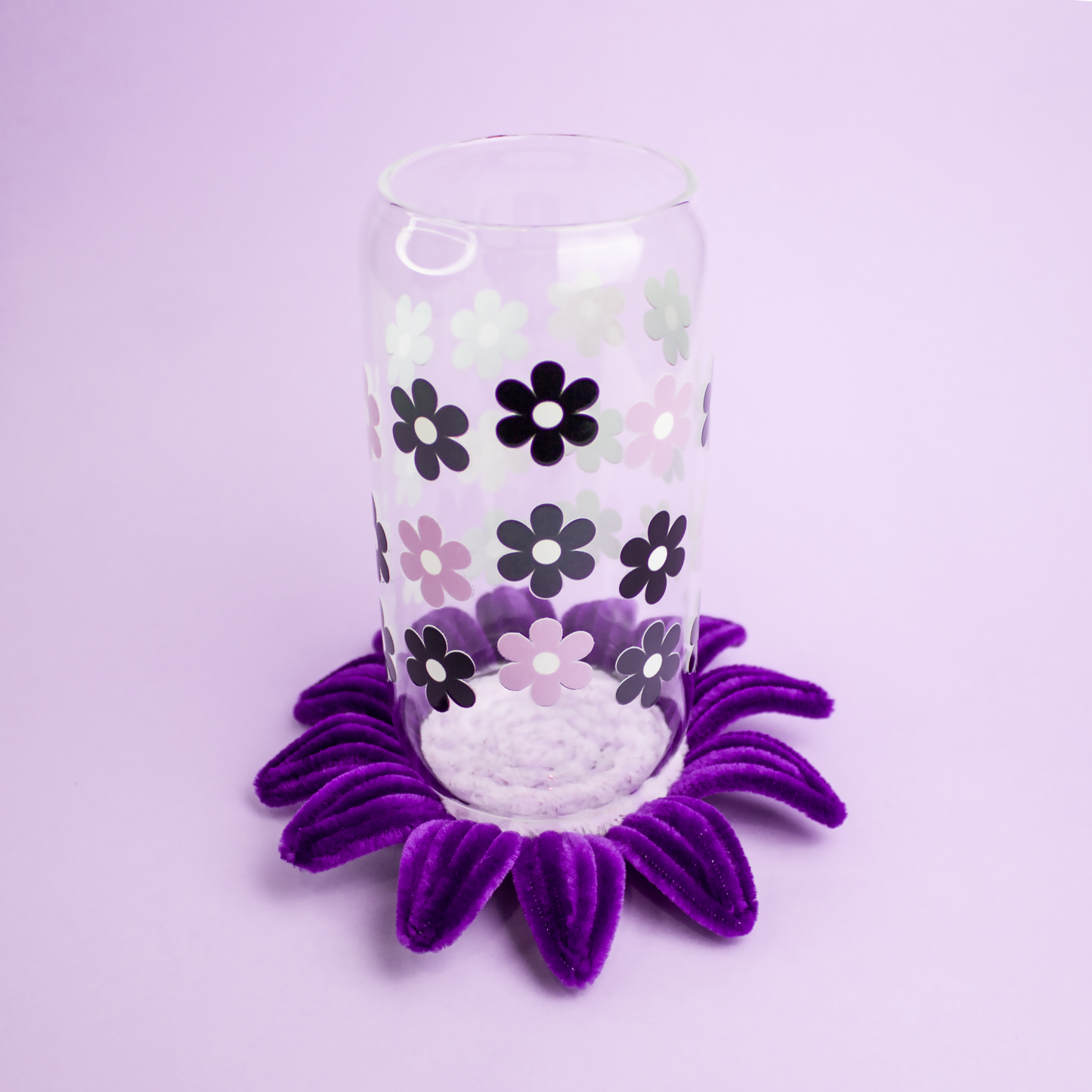 Dessous de verre Passiflore violet