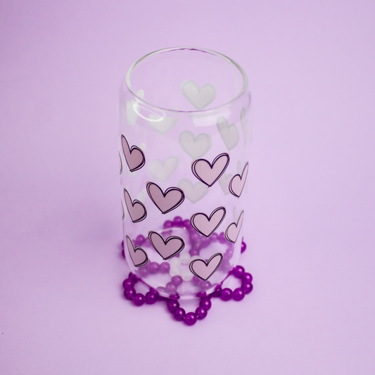 Dessous de verre Marguerite Violet
