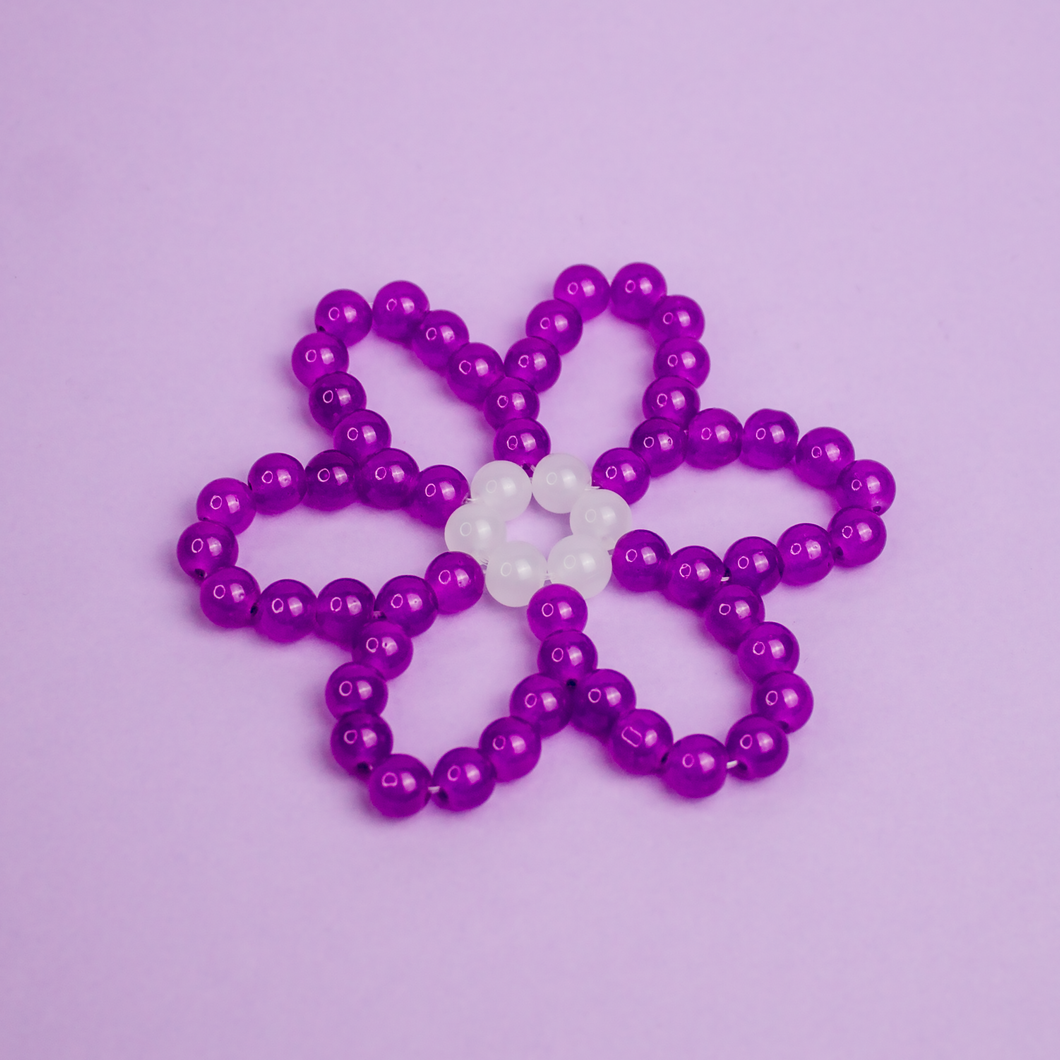 Dessous de verre Marguerite Violet