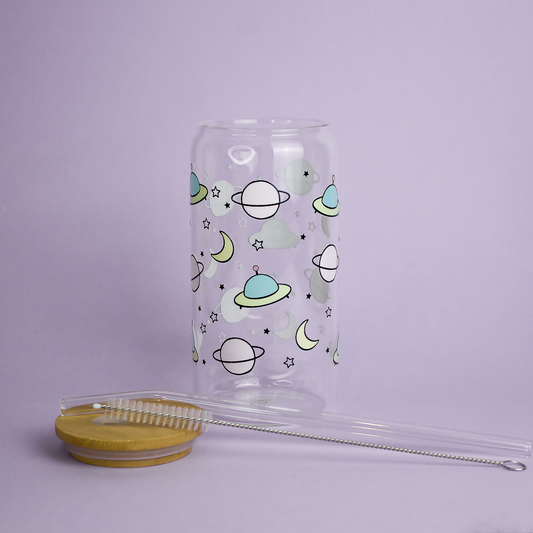 Gobelet canette en verre UFO