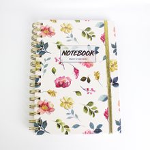 Charger l'image dans la galerie, Carnet de note spirale A5 Enjoy Every Day Blanc luginae
